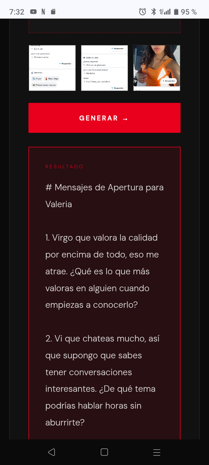 Mensajes listos